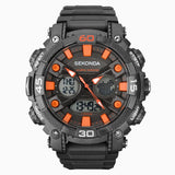 Sekonda Digital Men'S Watch | Black Case & Plastic Strap With Black Dial | 1037