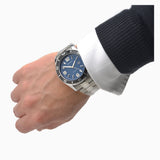Sekonda Dive Mens Watch | Silver Case & Stainless Steel Bracelet With Blue Dial | 1512
