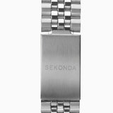 Sekonda King Mens Watch | Silver Case & Stainless Steel Bracelet With Blue Dial | 1640