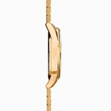 Sekonda King Mens Watch | Gold Case & Stainless Steel Bracelet With Black Dial | 1642