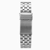 Sekonda Pilot Mens Watch | Silver Case & Stainless Steel Bracelet With Black Dial | 1663