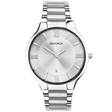 Sekonda Wilson Mens Watch | Silver Case & Stainless Steel Bracelet With Silver White Dial | 1915