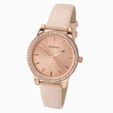 Sekonda Day To Night Ladies Watch | Rose Gold Case & Pu Strap With Rose Dial | 2452