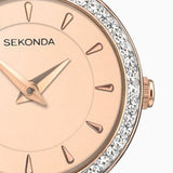 Sekonda Secret Rose Ladies Gift Set | Rose Gold Case & Alloy Bracelet With Rose Gold Dial | 2533G
