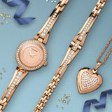 Sekonda Secret Rose Ladies Gift Set | Rose Gold Case & Alloy Bracelet With Rose Gold Dial | 2533G