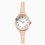 Sekonda Easy Reader Ladies Watch | Rose Gold Case & Stainless Steel Bracelet With White Dial | 2639