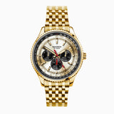 Sekonda Maverick Mens Watch | Gold Case & Stainless Steel Bracelet With Champagne Dial | 30040
