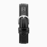 Sekonda Easy Reader Ladies Watch | Silver Alloy Case & Black Leather Strap With White Dial | 30121