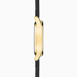 Sekonda Armstrong Moon Phase Menã¢¬¢S Watch | Gold Alloy Case & Black Leather Strap With Silver Dial | 30147