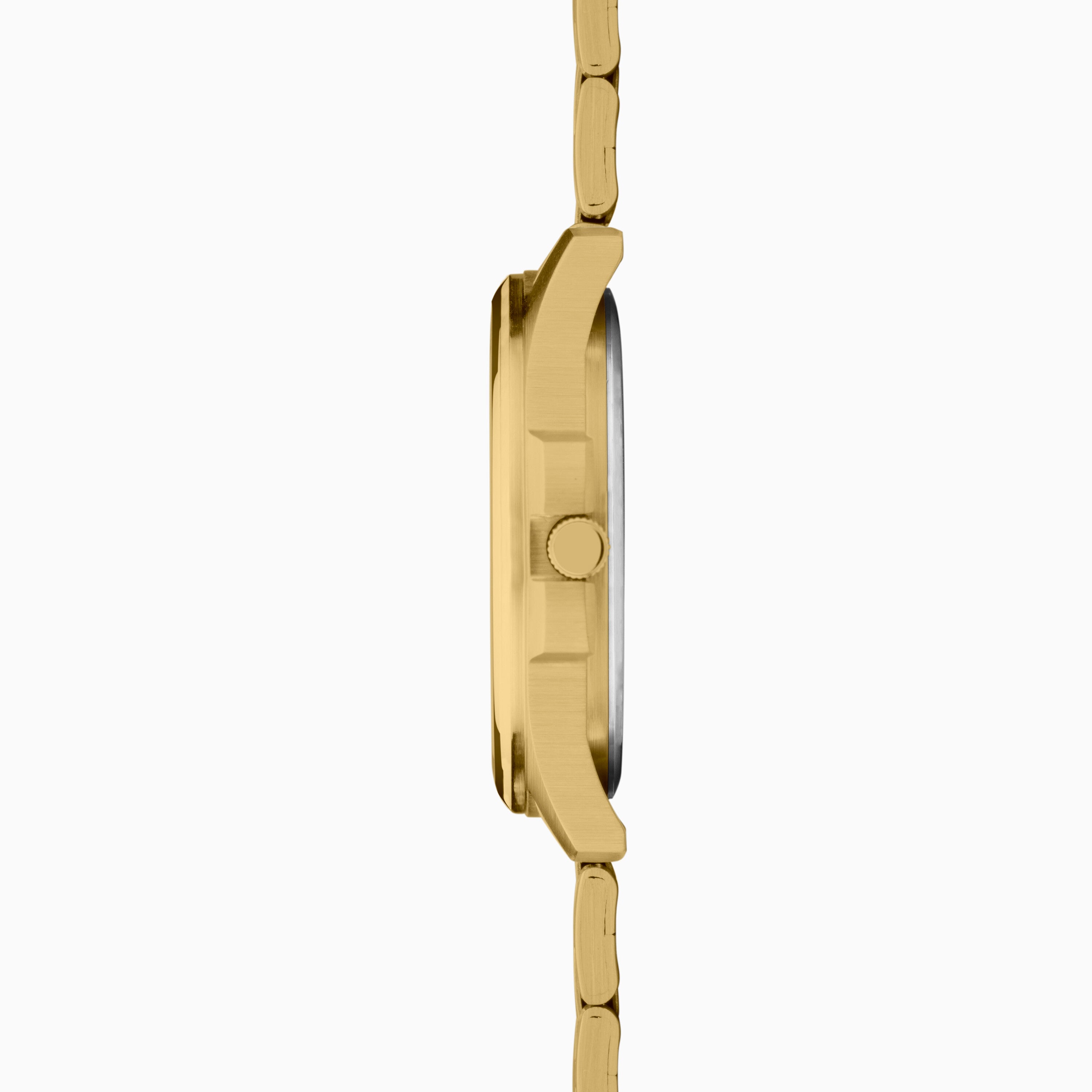 Sekonda Jones Mens Watch | Gold Stainless Steel Case & Bracelet | Silver Dial | 30154