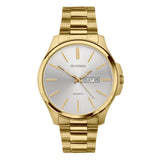 Sekonda Jones Mens Watch | Gold Stainless Steel Case & Bracelet | Silver Dial | 30154