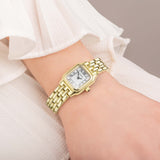 Sekonda Monica Ladies Watch | Gold Alloy Case & Bracelet With White Dial | 40144