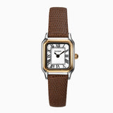 Sekonda Monica Ladies Watch | Two Tone Case & Leather Strap With White Dial | 40294