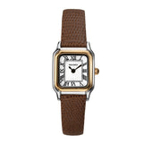 Sekonda Monica Ladies Watch | Two Tone Case & Leather Strap With White Dial | 40294
