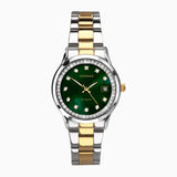 Sekonda Catherine Ladies Watch | Silver Case & Stainless Steel Bracelet With Green Dial | 40295