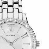 Sekonda Charlotte Ladies Watch | Silver Case & Alloy Bracelet With Silver Dial | 40348