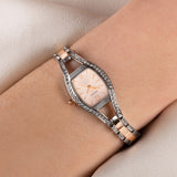 Sekonda Cocktail Ladies Watch | Silver Case & Two Tone Bracelet With Rose Gold Dial | 40360