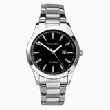 Sekonda Taylor Ladies Watch | Silver Case & Stainless Steel Bracelet With Black Dial | 40364