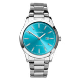 Sekonda Taylor Ladies Watch | Silver Case & Stainless Steel Bracelet With Turquoise Dial | 40365