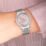 Sekonda Charlotte Ladies Watch | Silver Case & Alloy Bracelet With Pink Dial | 40477