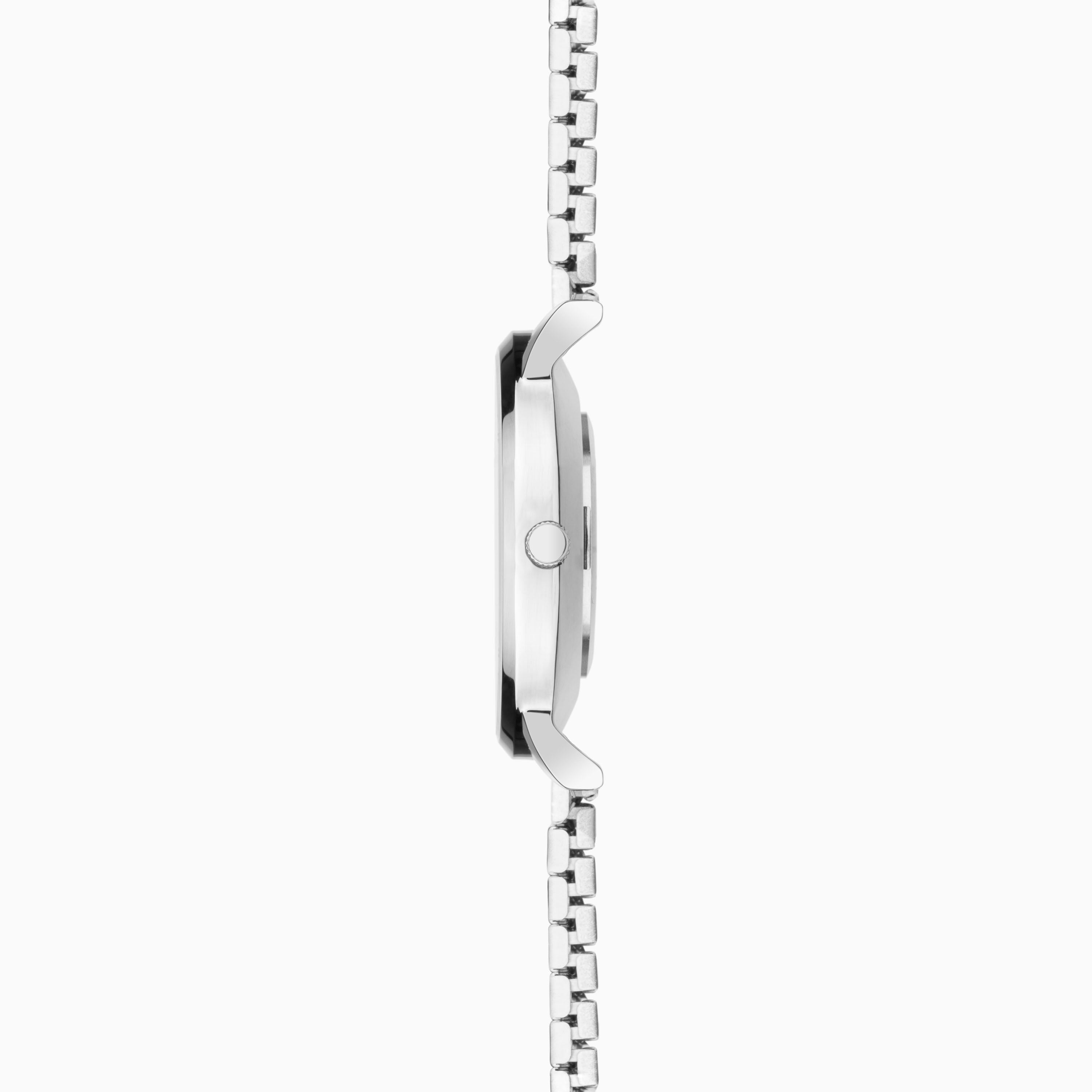 Sekonda Maxima Ladies Watch | Silver Alloy Case & Stainless Steel Expander Bracelet With Geometric Dial | 40577