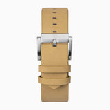 Accurist Origin Men'S Chronograph Watch | Silver Case & Tan Leather Strap With Silver Dial | 41Mm | 70006