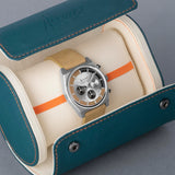 Accurist Origin Men'S Chronograph Watch | Silver Case & Tan Leather Strap With Silver Dial | 41Mm | 70006