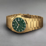Accurist Origin Men'S Watch | Gold Case & Stainless Steel Bracelet With Fir Green Dial | 41Mm | 70009