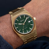 Accurist Origin Men'S Watch | Gold Case & Stainless Steel Bracelet With Fir Green Dial | 41Mm | 70009