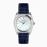 Accurist Origin Ladies Watch | Silver Case & Blue Leather Strap With Blue Dial | 34Mm | 70012