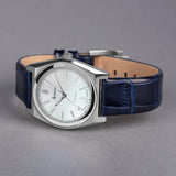 Accurist Origin Ladies Watch | Silver Case & Blue Leather Strap With Blue Dial | 34Mm | 70012