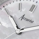 Accurist Origin Ladies Watch | Silver Case & Blue Leather Strap With Blue Dial | 34Mm | 70012