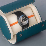 Accurist Origin Automatic Men'S Watch | Black Stainless Steel Case & Bracelet With Skeleton Dial | 41Mm | 70023