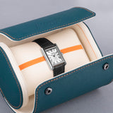 Accurist Rectangle Ladies Watch | Silver Case & Black Leather Strap With White Dial | 26Mm | 71001
