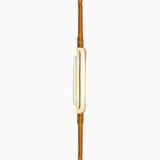 Accurist Rectangle Ladies Watch | Gold Case & Tan Leather Strap With White Dial | 26Mm | 71004