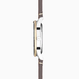 Accurist Dive Men'S Watch | Two Tone Case & Brown Leather Strap With Samphire Green Dial | 42Mm | 72000