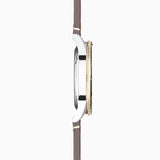 Accurist Dive Men'S Watch | Two Tone Case & Brown Leather Strap With Samphire Green Dial | 42Mm | 72000