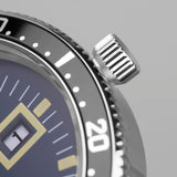 Accurist Dive Men'S Watch | Silver Case & Blue Leather Strap With Windermere Blue Dial | 42Mm | 72002
