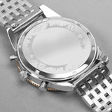 Accurist Dive Men'S Chronograph Watch | Two Tone Case & Stainless Steel Bracelet With Samphire Green Dial | 42Mm | 72003