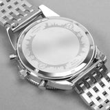 Accurist Dive Men'S Chronograph Watch | Silver Case & Stainless Steel Bracelet With Black Dial | 42Mm | 72005