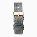 Accurist Everyday Ladies Watch | Gold Case & Grey Leather Strap With White Dial | 30Mm | 74000