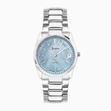 Accurist Everyday Ladies Watch | Silver Case & Stainless Steel Bracelet With Blue Dial | 30Mm | 74002