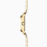 Accurist Everyday Ladies Watch | Gold Case & Stainless Steel Bracelet With White Dial | 30Mm | 74005