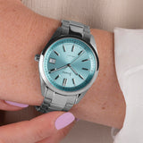Accurist Everyday Unisex Watch | Silver Case & Stainless Steel Bracelet With Cambridge Blue Dial | 36Mm | 74008