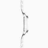 Accurist Everyday Solar Ladies Watch | Silver Stainless Steel Case & Bracelet With Blue Mother-Of-Pearl Dial | 30Mm | 74016