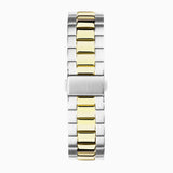Accurist Everyday Solar Ladies Watch | Silver Stainless Steel Case & Two Tone Bracelet With Blue Mother-Of-Pearl Dial | 30Mm | 74017