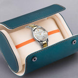 Accurist Everyday Solar Ladies Watch | Silver Stainless Steel Case & Two Tone Bracelet With Blue Mother-Of-Pearl Dial | 30Mm | 74017