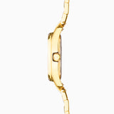 Accurist Everyday Solar Men'S Watch | Gold Stainless Steel Case & Bracelet With Green Dial | 40Mm | 74018