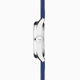Accurist Aviation Men'S Watch | Silver Case & Blue Leather Strap With Windsor Blue Dial | 41Mm | 76001