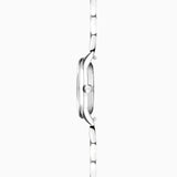 Accurist Dress Diamond Ladies Watch | Silver Stainless Steel Case & Bracelet With White Mother Of Pearl Dial | 28Mm | 77000